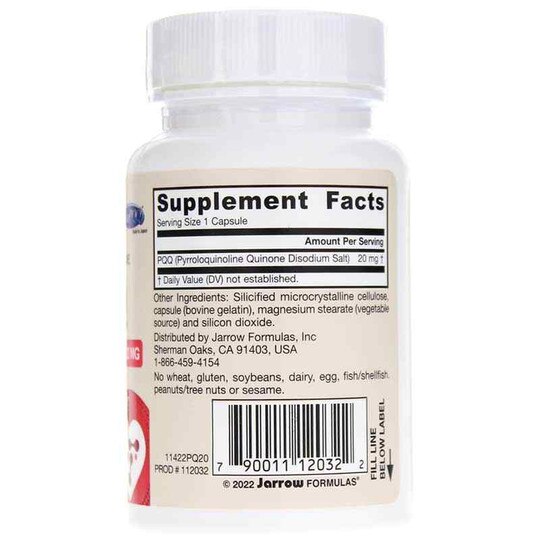 PQQ Pyrroloquinoline quinone 20 Mg, JRF